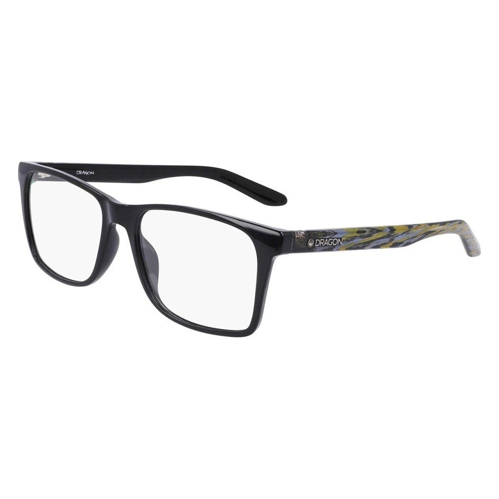 NWT Dragon DR2032 Black Square 57mm Eyeglasses